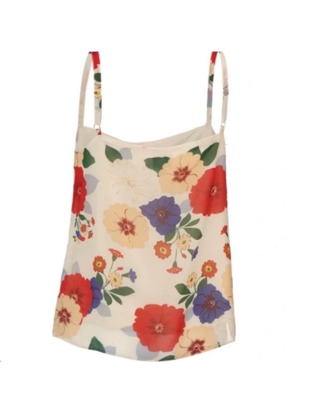 CAbi Victoria Cami Floral V-Neck Sleeveless Blouse Tank Style #5911 Size Large - Picture 14 of 14